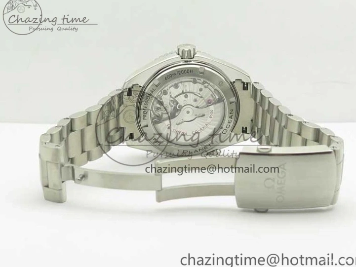 0204 Durable Planet Ocean Professional Ceramic Bezel 45.5mm 1:1 VSF Best Edition Orange Markers on SS Bracelet A8500 Super Clone 8052